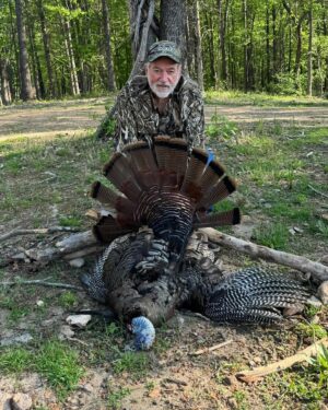 Mike Huckabee Instagram - Opening day of turkey season in Arkansas! Janet and I both got nice gobblers. Kudos to her for a 66 yd shot with a 20 gauge (Measured the distance.  Red dot scope and heck of a shot). I love turkey hunting.  The meat is already in the freezer.
