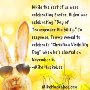 Mike Huckabee Instagram - Nailed it.