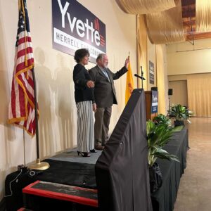 Mike Huckabee Instagram - Campaigning for Rep. Yvette Herrell!