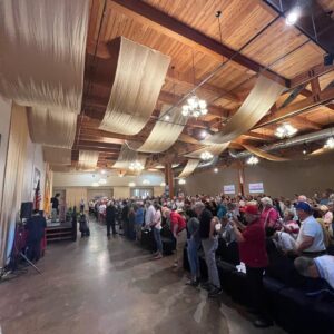 Mike Huckabee Instagram - Campaigning for Rep. Yvette Herrell!