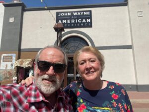 Mike Huckabee Instagram - When visiting Ft Worth don’t miss the John Wayne Museum in the Stockyards.  The Duke was an American original!