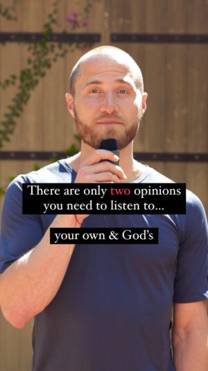 Mike Posner Instagram - There are only two opinions you need to listen to: your own and God’s. 

Everything else is just noise. Keep going,

mp