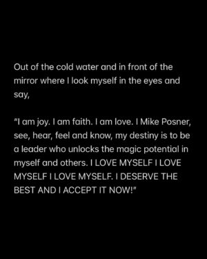 Mike Posner Instagram - A lot of people think I’m a “happy person.” I wish I was. But the truth is, I work to be happy every day. And I do. Everyday. Feelings of resentment, depression, and self-pity are at least as addictive as any opioid. Create new emotional habits. If you have LURCH today, be grateful. Because after you beat Lurch, you’ll feel a pride that will radiate off of you. “Light yourself on fire with passion and people will come from miles to watch you burn.” - John Wesley Harding. 

Mp