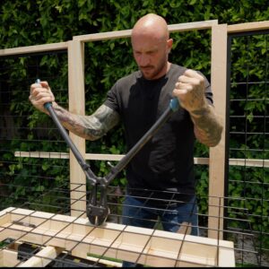 Mike Pyle Instagram - If you’re looking for a simple, affordable, and easy way to build a gate for your outdoor space, check out my “how to” video on @wildhogproducts YouTube channel. I take you through the step-by-step process of creating a garden gate, along with two different methods for securing in your Wild Hog panels. Go check it out! #MPD #MikePyleDesign #Aesthetic #Design #OutdoorLiving #LandscapeDesign #Landscaping #WildHogProducts