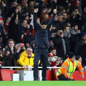 Mikel Arteta Instagram - Very proud of the team after a tough game. Let’s keep working and improving #coyg #arsenalvseverton #arsenal
