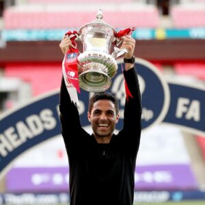 Mikel Arteta Instagram - Thank you everyone for being so supportive. We knew that there were expectations and this trophy is for you. There is still a long way to go of improving on many things, but I’m very proud of the players, who have been fantastic and the staff, who also worked very hard. Again, thank you so much for the support and belief. #COYG #headsupfacup #facup