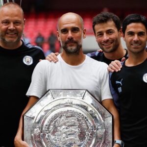 Mikel Arteta Instagram - Community Shield 2019 winners!! Great start to the new season 👏🏼👏🏼 #communityshield #mancity