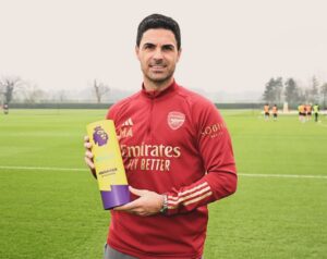 Mikel Arteta Instagram - Thank you all for your votes! Let’s keep working hard together!
#februarymanagerofthemonth