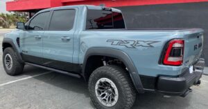 Mikey Garcia Instagram - big thanks to @mindyourswt @mindyoursmanny for the ceramic tint on the new TRX. #carporn #hellcat #moparornocar
