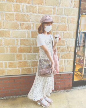 Miki Hashima Instagram - 今日のコーデ🐱

#カオリノモリ 
#heather 
#niceclaup