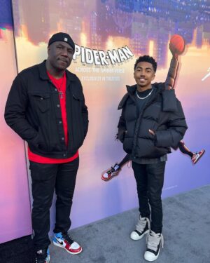 Miles Brown Instagram - spider-verse premiere 🕷️🕸️ @marvel