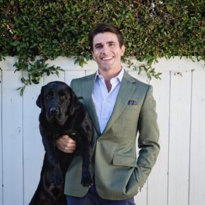 Miles Fisher Instagram - I love this dog. My loyal pal from day one. His ears are softer than velvet, he’s always down to ride shotgun, and it’s a marvel what his stomach is capable of digesting. 

From a little pup, though his awkward teenage years, and now with his grey chin - he’s always had a wag in his tale and an oversized heart. 

Ask a a child anywhere in the world to draw a dog and they’ll probably sketch you a Labrador. When people see Luca on the street they smile every time. That’s why I made him the mascot of my coffee brand - @bixbycoffee - he just brings people joy. 

He’s a handsome hound and a very good boy. 🐾 🖤