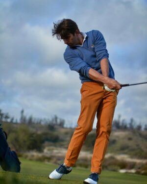 Miles Fisher Instagram - Golf. I just love this game. It’s an endless challenge. It’s ancient. As global as a sport can be. And maddeningly fun. One bad shot can be exhaled away in a moment. One great shot yields satisfaction for days. 

Every basketball court, football field, hockey rink, tennis court around the world is identical in proportions - built to spec. But no two golf courses in the world are alike, and the great ones are true miracles of nature, shaped by God’s hand over centuries of wind and water.

I’ve made lasting friends through this game in ever corner of the world. A four hour walk, talking about everything and nothing at the same time: phones kept off, laughs more heartfelt. This past year I played in Dubai, Texas, the Ozarks and Carolinas. The year ahead will bring me to Quebec, Northern Ireland, Arkansas and…who knows.

Golf manifests a philosophy to life that requires discipline, humor, and intuition just to make it through a round. Grip softer, swing faster, stay centered. Its clubs and customs remind us that many did it before and did it better. Yet the game continues to innovate, welcoming all stripes of folk, refusing to calcify in boring old ways. The game is alive. And maddeningly fun.  And I love it.