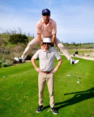 Miles Fisher Instagram - Golf. I just love this game. It’s an endless challenge. It’s ancient. As global as a sport can be. And maddeningly fun. One bad shot can be exhaled away in a moment. One great shot yields satisfaction for days. 

Every basketball court, football field, hockey rink, tennis court around the world is identical in proportions - built to spec. But no two golf courses in the world are alike, and the great ones are true miracles of nature, shaped by God’s hand over centuries of wind and water.

I’ve made lasting friends through this game in ever corner of the world. A four hour walk, talking about everything and nothing at the same time: phones kept off, laughs more heartfelt. This past year I played in Dubai, Texas, the Ozarks and Carolinas. The year ahead will bring me to Quebec, Northern Ireland, Arkansas and…who knows.

Golf manifests a philosophy to life that requires discipline, humor, and intuition just to make it through a round. Grip softer, swing faster, stay centered. Its clubs and customs remind us that many did it before and did it better. Yet the game continues to innovate, welcoming all stripes of folk, refusing to calcify in boring old ways. The game is alive. And maddeningly fun.  And I love it.