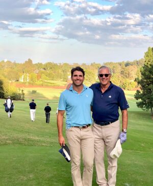 Miles Fisher Instagram - Golf. I just love this game. It’s an endless challenge. It’s ancient. As global as a sport can be. And maddeningly fun. One bad shot can be exhaled away in a moment. One great shot yields satisfaction for days. 

Every basketball court, football field, hockey rink, tennis court around the world is identical in proportions - built to spec. But no two golf courses in the world are alike, and the great ones are true miracles of nature, shaped by God’s hand over centuries of wind and water.

I’ve made lasting friends through this game in ever corner of the world. A four hour walk, talking about everything and nothing at the same time: phones kept off, laughs more heartfelt. This past year I played in Dubai, Texas, the Ozarks and Carolinas. The year ahead will bring me to Quebec, Northern Ireland, Arkansas and…who knows.

Golf manifests a philosophy to life that requires discipline, humor, and intuition just to make it through a round. Grip softer, swing faster, stay centered. Its clubs and customs remind us that many did it before and did it better. Yet the game continues to innovate, welcoming all stripes of folk, refusing to calcify in boring old ways. The game is alive. And maddeningly fun.  And I love it.