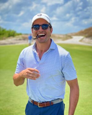 Miles Fisher Instagram - Florida: come for the🏌️‍♂️stay for the 🐊!!