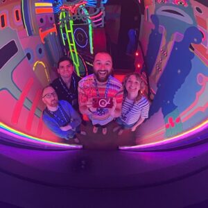 Miles Luna Instagram - Took a trip to Dallas in order to see the INCREDIBLE @meow__wolf installation. Followed it up with a soak at the nearest K-Spa. Fat and happy, road home as a passenger princess. Perfect Saturday.