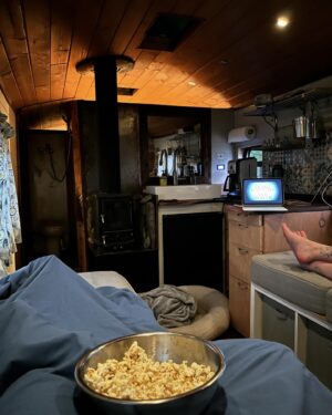 Miles Luna Instagram - AC went out yesterday, fortunately we had the bus to retreat to. Backyard glamping at its finest.