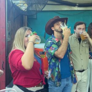 Miles Luna Instagram - Went on a Jurassic Park bar crawl. Ellie was Laura Dern. I was also Laura Dern.
