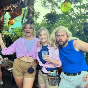 Miles Luna Instagram - Went on a Jurassic Park bar crawl. Ellie was Laura Dern. I was also Laura Dern.