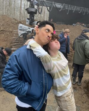 Miles McKenna Instagram - No picture can capture the pride I am feeling right now.. not only did GOOSEBUMPS get nominated for a @kidschoiceawards but one of my favorite males is nominated for FAVORITE MALE Tv Star 😭😭 Go vote for @_zack_morris on @nickelodeon !!!! Zack is my TV best friend turned real life family! I'm so happy you're being recognized for your talents and hard work!! PLEASE vote for this man or may Biddle haunt you!!