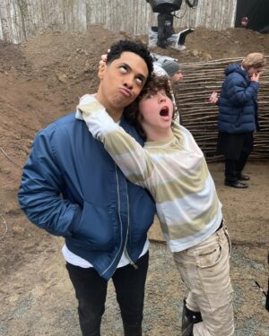 Miles McKenna Instagram - Goosebumps Season 1 Finale is now streaming on Disney  and Hulu!!!