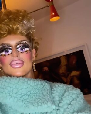 Milk Instagram - fuzzy sweater