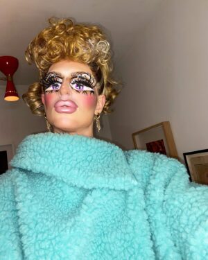 Milk Instagram - fuzzy sweater