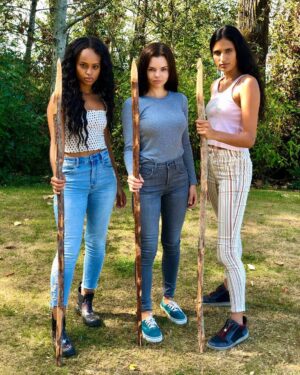 Millan Tesfazgi Instagram - new girl group? 🤨😂🤍