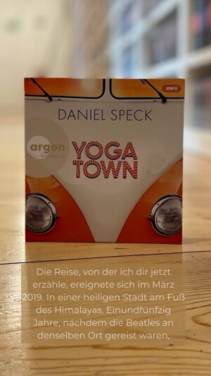 Mina Tander Instagram - •
Yoga Town von Daniel Speck-
gelesen von Daniel und mir. 
Yoga, Indien und die Beatles, besser könnte ein Hörbuch nicht zu mir passen.
Auf ebenso tiefsinnige, wie unterhaltsame Weise gehen die beiden Ich- Erzähler:innen den großen Fragen des Menschseins nach. Die Geschichte entführt uns in die große weite Welt im Gestern und im Heute und tief in die Seelen der Hauptfiguren. 

Zu hören auf allen bekannten Streaming Plattformen 
und als wunderschöne 💿 CD 💿 

@danielspeck.autor @argonverlag @sfischerverlage #yogatown #beatles #danielspeck
