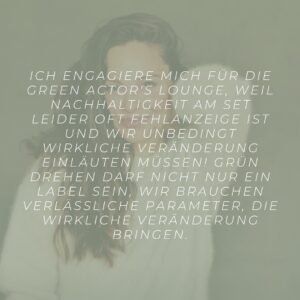 Mina Tander Instagram - 💚 @minatander : wir freuen uns, dass du neu als Botschafterin der Green Actors Lounge dabei bist!

Die Halb-Afghanin wurde in Köln geboren und begann schon im Teenageralter erste Schauspielerfahrung am Theater und vor der Kamera zu sammeln. 🎥 Seitdem ist die vielseitige Schauspielerin in zahlreichen Kino- und TV Produktionen zu sehen, u.a. den Kino-Erfolgen María ihm schmeckt's nicht, Frau Müller muss weg und Männerherzen, in TV- Events wie Unterleuten, Der Sohn und diversen Tatort-Episoden oder der US- Serie Berlin Station. Mina lebt mit ihrem Mann und zwei Kindern in Berlin 👨‍👩‍👦‍👦
 
Warum sie die Green Actors Lounge unterstützt?: „Ich engagiere mich für die Green Actor's Lounge, weil Nachhaltigkeit am Set leider oft Fehlanzeige ist und wir unbedingt wirkliche Veränderung einläuten müssen! Grün drehen darf nicht nur ein Label sein, wir brauchen verlässliche Parameter, die wirkliche Veränderung bringen“

Toll, dass du dabei bist! 

📸 @mirjam_knickriem