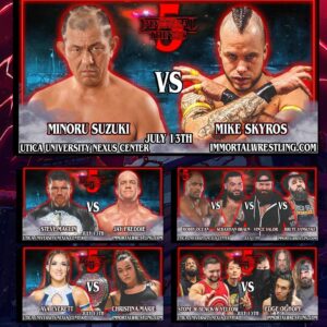 Minoru Suzuki Instagram - IWC
July 13th
Utica University Nexus Center