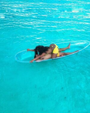 Miracle Watts Instagram - I Live For Moments Like This With You. 
Thank you to @openwatertours for capturing the only pics we have from the Bahamas 🇧🇸

Swimsuit : @bodybyraventracy