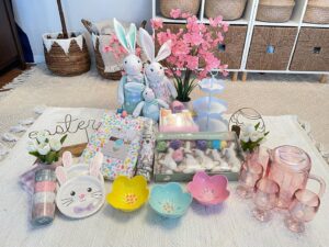 Miranda Frigon Instagram - Happy Easter!! One of my absolute favorite things to do is design parties! I love it SO much that I have now incorporated event design into my interior design business. Had a blast designing this sweet little tea party!! Visit my design site @mirandafrigondesigns (it’s brand new so I just started posting and need followers please!! 🙏🏼) you’ll see my interior design rooms and reveals, furniture makeovers, event design, design inspiration and keep up to date with anything else I’m creating!  #happyeaster #easterparty #easterdesign #easterpartydesign #easterpartybaskets #partybaskets #eventdesign #eventdesigner