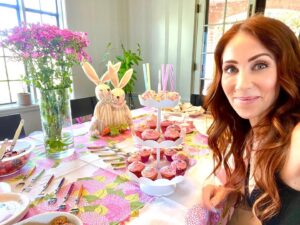 Miranda Frigon Instagram - Happy Easter!! One of my absolute favorite things to do is design parties! I love it SO much that I have now incorporated event design into my interior design business. Had a blast designing this sweet little tea party!! Visit my design site @mirandafrigondesigns (it’s brand new so I just started posting and need followers please!! 🙏🏼) you’ll see my interior design rooms and reveals, furniture makeovers, event design, design inspiration and keep up to date with anything else I’m creating!  #happyeaster #easterparty #easterdesign #easterpartydesign #easterpartybaskets #partybaskets #eventdesign #eventdesigner