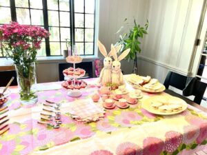 Miranda Frigon Instagram - Happy Easter!! One of my absolute favorite things to do is design parties! I love it SO much that I have now incorporated event design into my interior design business. Had a blast designing this sweet little tea party!! Visit my design site @mirandafrigondesigns (it’s brand new so I just started posting and need followers please!! 🙏🏼) you’ll see my interior design rooms and reveals, furniture makeovers, event design, design inspiration and keep up to date with anything else I’m creating!  #happyeaster #easterparty #easterdesign #easterpartydesign #easterpartybaskets #partybaskets #eventdesign #eventdesigner