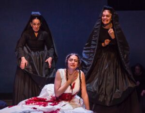 Miranda de la Serna Instagram - Arranca la segunda semana de Bodas De Sangre y no puedo esperar para subirme devuelta al escenario VENGAN AL TEATRO! @elsanmartinctba 🎭🩸