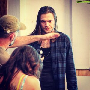 Misha Crosby Instagram - Every now and then the DP has to karate chop the actors. #greenfeverfilm #cinematography #moviemagic #BTS #mishacrosby #daturastudios #cannabis #420 #setlife
