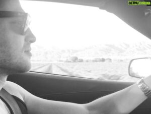 Misha Crosby Instagram - Open Road Time #joshuatree #horsepower #luckyman