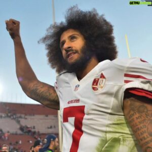 Miss Coco Peru Instagram - This man, @kaepernick7 , took a righteous knee to bring attention to the inequality in our country and people went nuts, but REALLY NUTS! Now these Trumpers are hanging their precious U. S. flags upside down in protest and suddenly it's all okay. The hypocrisy is wearing me out.
Colin, you will always be a courageous American hero to me.