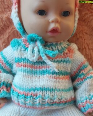 Miss Coco Peru Instagram - This is David. My mother found him in her church's charity shop and felt sorry for him. He was naked and abandoned and, although she knew it was ridiculous to feel sorry for a doll, she wanted to comfort him. So, she bought him, took him home, knitted him this outfit and named him David. 
Last night my mom had one of her nightmares and woke up yelling, "Where's my baby?" She was frantic and crying and, because of the dementia, it was real to her. Not knowing how to comfort her I saw David sitting there with her other dolls and I grabbed him and said, "Here's your baby!"
She held him and smiled.
We always laughed at my mom needing to comfort an abandoned doll, but last night David was able to return the favor.
I'm still hoping to reach my goal and keep my mom at home. You can follow the link or scan the QR Code in the next photo. Thank you 
https://www.gofundme.com/f/keep-cocos-mom-helen-in-her-home?utm_medium=email&utm_source=product&utm_campaign=p_email+2300-co-team-welcome
