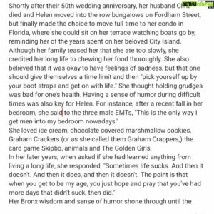Miss Coco Peru Instagram - An obituary I wrote for my mom.
I thank you all for your support and loving messages.
She was always so moved by the love that you all showed, not only me, but her as well. I'll forever be grateful.
