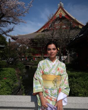 Missy Fierro Instagram - only Mulan warned me that you can’t breathe in a kimono 👘