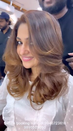 Mithra Kurian Instagram - Inframe: @mithra_kurian 
.
#acterss #haircut #haircolor #haircolour #hairmakeover #hairtransformation #hairtutorial #hairstylist #hairstyle #hairfashion #stylish #colourful