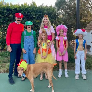 Mitt Romney Instagram - It’s a-me, Mario! Enjoyed dressing up with some of the grandkids this weekend. Happy Halloween 🎃