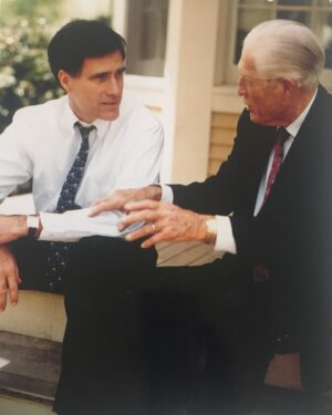 Mitt Romney Instagram - My father: character, courage and virtue. The real deal. Miss you, Dad.