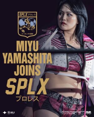 Miyu Yamashita Instagram - ➡️🏆 MIYU YAMASHITA joins Team SPLX‼️
➡️ Yamashita’s first official collaboration t-shirt will be available in ONE hour‼️
.
.
.
.
#miyuyamashita #yamashita #joshi #joshipuroresu #skullkick #combatsports #tjpw #tokyojoshiprowrestling #ddtpro #ddtプロレスリング #aew #allelitewrestling #aewcollision #champion #japanesewrestling #teamsplx #splx #プロレス #splxプロレス #山下実優
