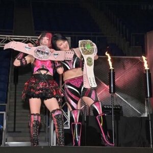 Miyu Yamashita Instagram - I got the belt! With the best partner!

#tjpw