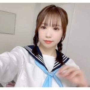 Mizuta Shiori Instagram - ☺️💙
⠀
⠀

#NMB48#アイドル#idol#セーラー服