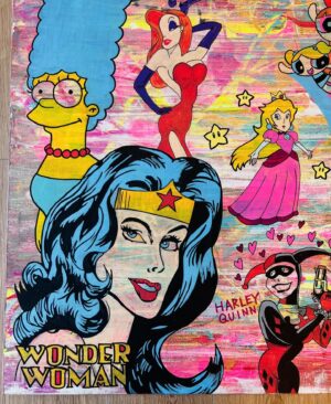 Mocomichi Hayami Instagram - 2作目　　

#art
#wonderwoman 
#marge
#jessicarabbit 
#catwoman 
#harleyquinn 
#princesspeach 
#powerpuffgirls 
#jasmine
#thejetsons
#tweety
#oliveoyl
#minniemouse 
#lolabunny
#wackyraces
#velma
#deedee
#bettyboop
#marvel
#dc
#nintendo
#cartoonnetwork 
#disney